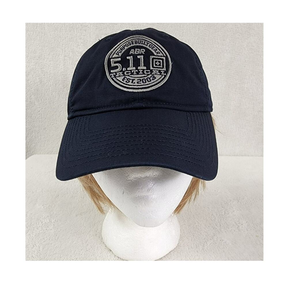 5.11 Tactical Flag Bearer Cap Unisex One Size Black with White Logo Snapback Hat
